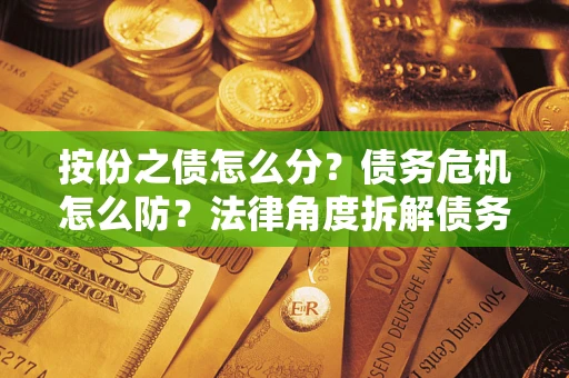 武汉按份之债怎么分？债务危机怎么防？法律角度拆解债务分配与风险自保指南
