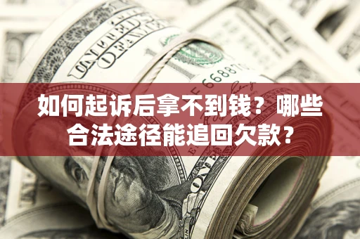 武汉如何起诉后拿不到钱？哪些合法途径能追回欠款？