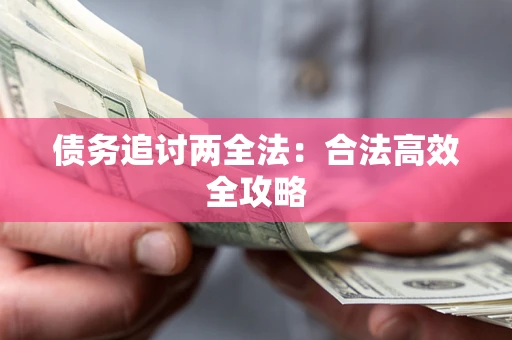 武汉债务追讨两全法：合法高效全攻略
