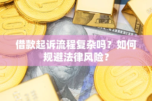 武汉借款起诉流程复杂吗？如何规避法律风险？
