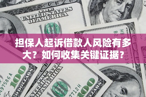 武汉担保人起诉借款人风险有多大？如何收集关键证据？