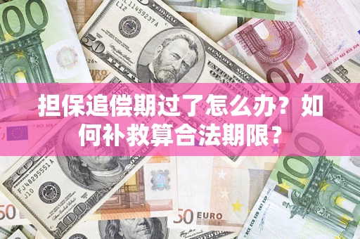 武汉担保追偿期过了怎么办？如何补救算合法期限？