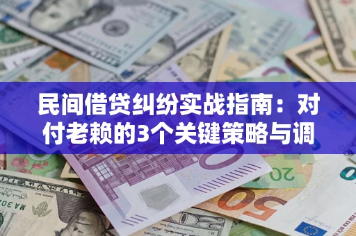 武汉民间借贷纠纷实战指南：对付老赖的3个关键策略与调解盲区解析