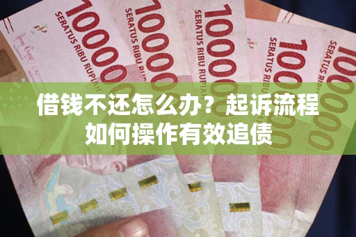 武汉借钱不还怎么办？起诉流程如何操作有效追债