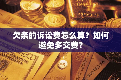 武汉欠条的诉讼费怎么算？如何避免多交费？