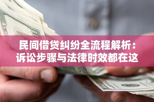 武汉民间借贷纠纷全流程解析：诉讼步骤与法律时效都在这儿了
