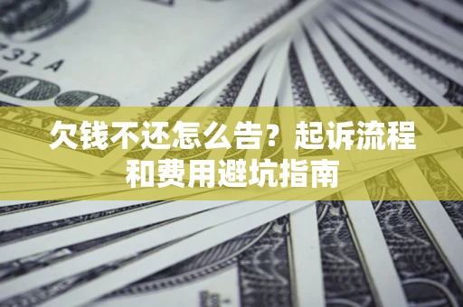 武汉欠钱不还怎么告?起诉流程和费用避坑指南 武汉欠钱不还怎么告?起诉流程和费用避坑指南