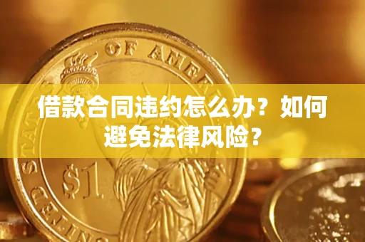 武汉借款合同违约怎么办？如何避免法律风险？