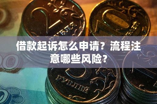 武汉借款起诉怎么申请？流程注意哪些风险？