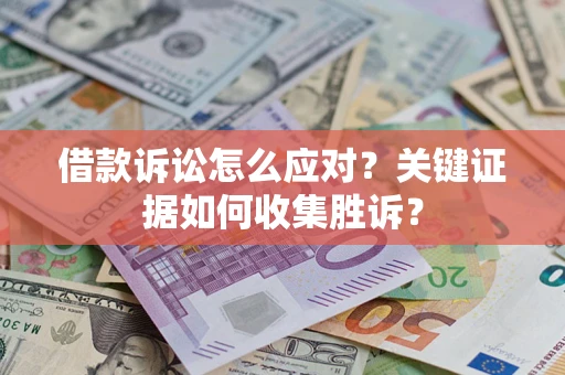 武汉借款诉讼怎么应对？关键证据如何收集胜诉？